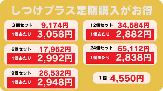 しつけプラスと安心犬活のドッグフード