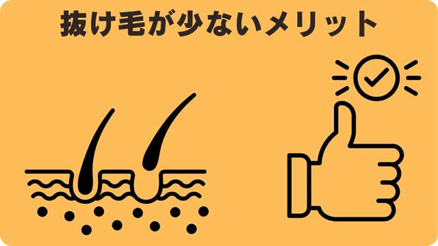 ミニチュアシュナウザー が抜け毛が少ない