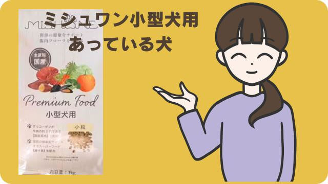 ミシュワン小型犬用とドクターケアワンドッグフード