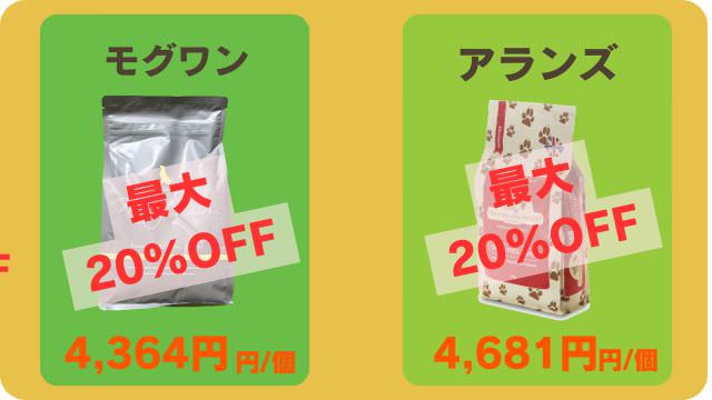 モグワンとアランズナチュラルドッグフードラム