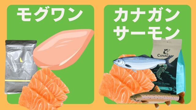モグワンドッグフードとカナガンサーモン