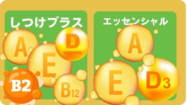 しつけプラスとエッセンシャルドッグフード